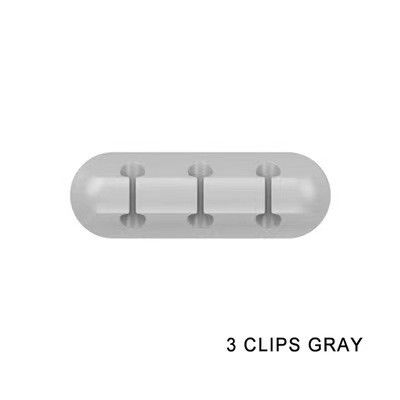 Αγορά Χονδρικό Σιλικόνιο Winder ακουστικά Wire Storage Charger Desk Cable Holder Clips Cable Organizer online manufacture