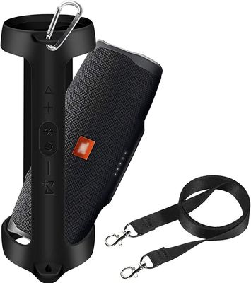 Bluetooth ομιλητής Σιλικόνη προστατευτικό κάλυμμα με κορδόνι και γάντζο και βρόχο ομιλητής Σιλικόνη αποθήκευση κουβέρτα κάλυψη